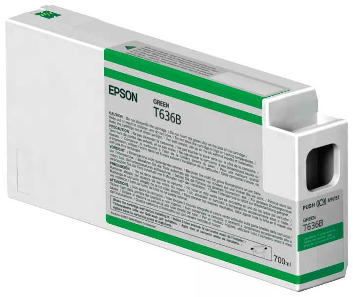 Revendeur officiel Autres consommables EPSON T636B cartouche de encre vert capacité standard
