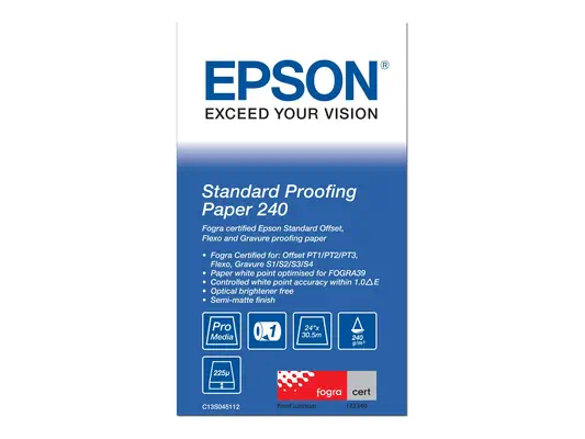 Epson Pap Proofing Standard FOGRA 240g 24" x 30.5m - Autre Imprimante - visuel 1