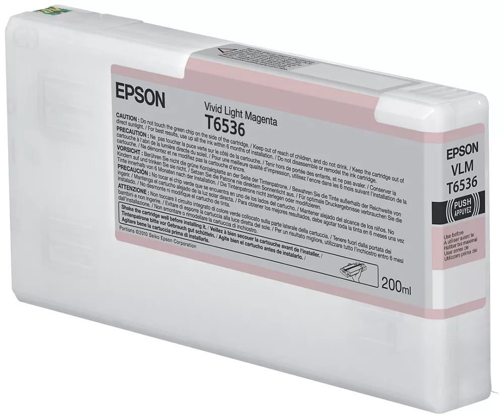 Revendeur officiel Autres consommables EPSON T6536 cartouche d encre magenta vif clair capacité
