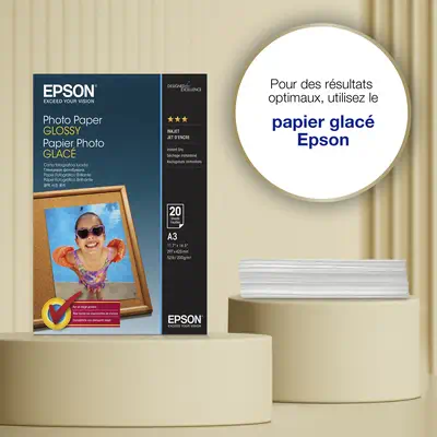 Papier photo A3 brillant Epson 200 g/m2, 20 feuilles - visuel 2