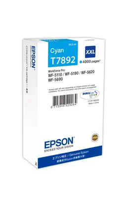 Epson Encre Cyan XXL (4 000 p) - Cartouches d'encre - visuel 1