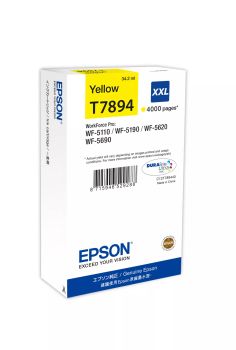 Achat EPSON T7894 cartouche d encre jaune très haute capacité 4 au meilleur prix