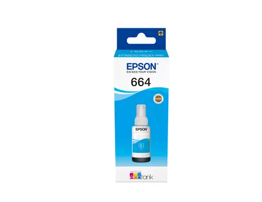 Epson 664 Ecotank Cyan ink bottle Epson - visuel 1 - hello RSE - L'article d'origine