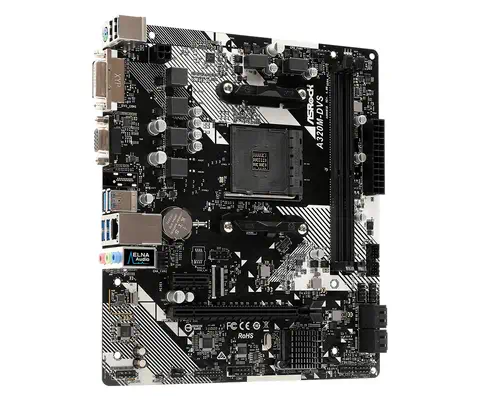 Asrock A320M-DVS R4.0 AMD A320 Emplacement AM4 micro ATX - Carte mère - visuel 4