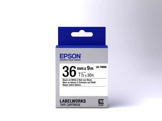 Vente Epson LK-7WBN - Standard - Noir sur Blanc Epson au meilleur prix - visuel 2