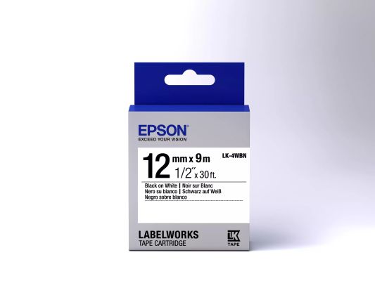 Vente EPSON LK-4WBN Standard Noir/Blanc 12/9 Epson au meilleur prix - visuel 2
