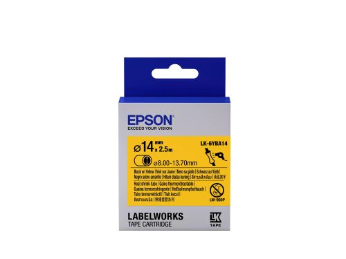 Achat EPSON Ruban LK-6YBA14 - Gaine thermorétractable HST et autres produits de la marque Epson