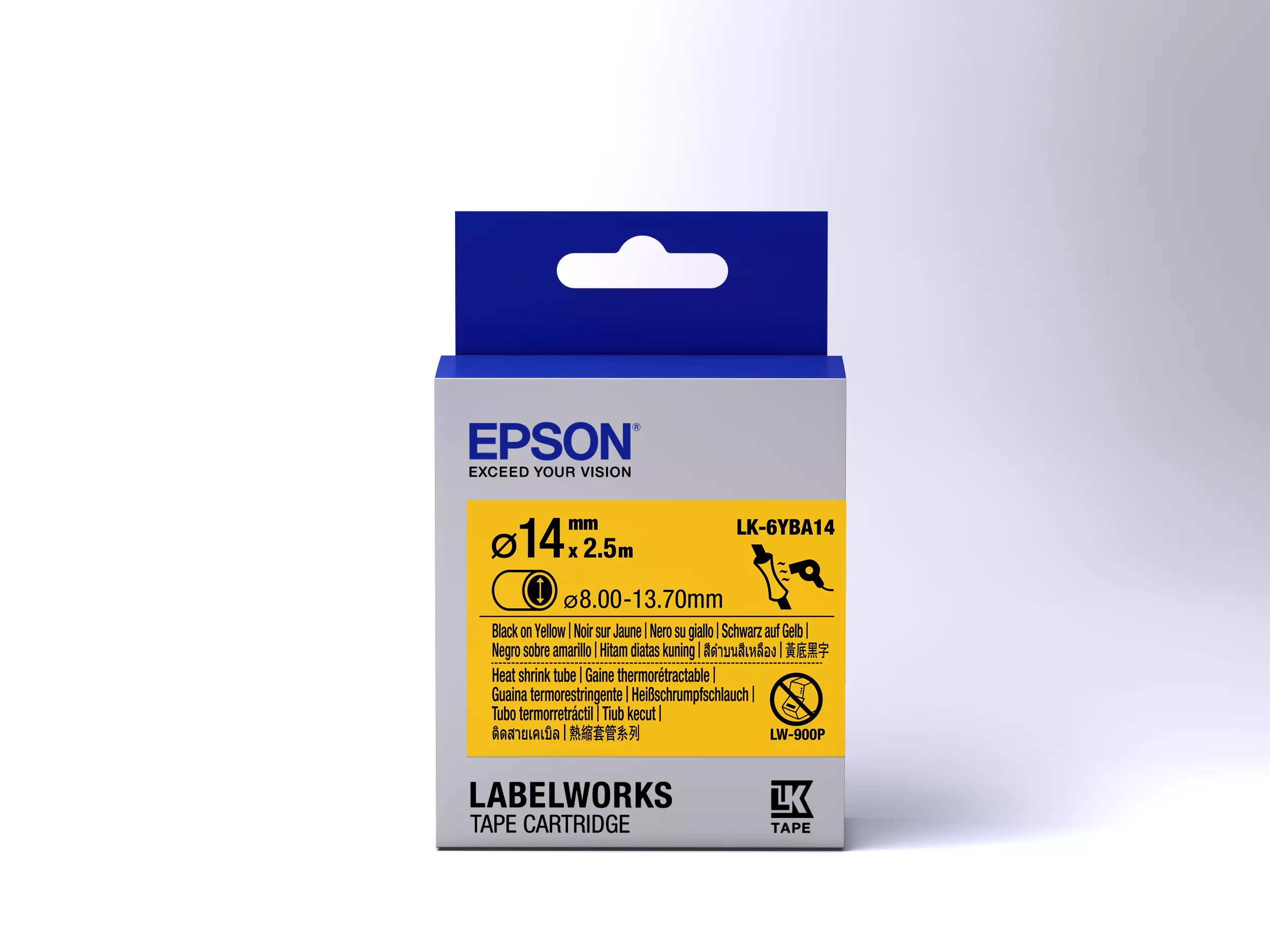 Vente EPSON Ruban LK-6YBA14 - Gaine thermorétractable HST Epson au meilleur prix - visuel 2