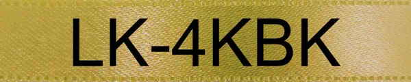 Ruban satin pour étiqueteuse LK-4KBK Noir/Or 12 mm (5 m) - Epson - Autres consommables - visuel 1