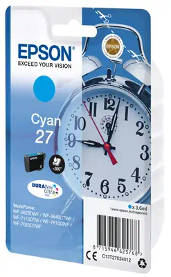 Vente EPSON 27 cartouche d encre cyan capacité standard Epson au meilleur prix - visuel 2