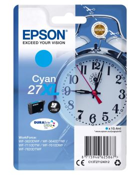Achat EPSON 27XL cartouche d encre cyan haute capacité 10.4ml 1.100 pages et autres produits de la marque Epson