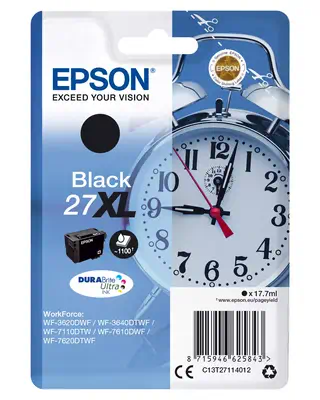 Achat Cartouches d'encre EPSON 27XL cartouche d encre noir haute capacité 17.7ml 1