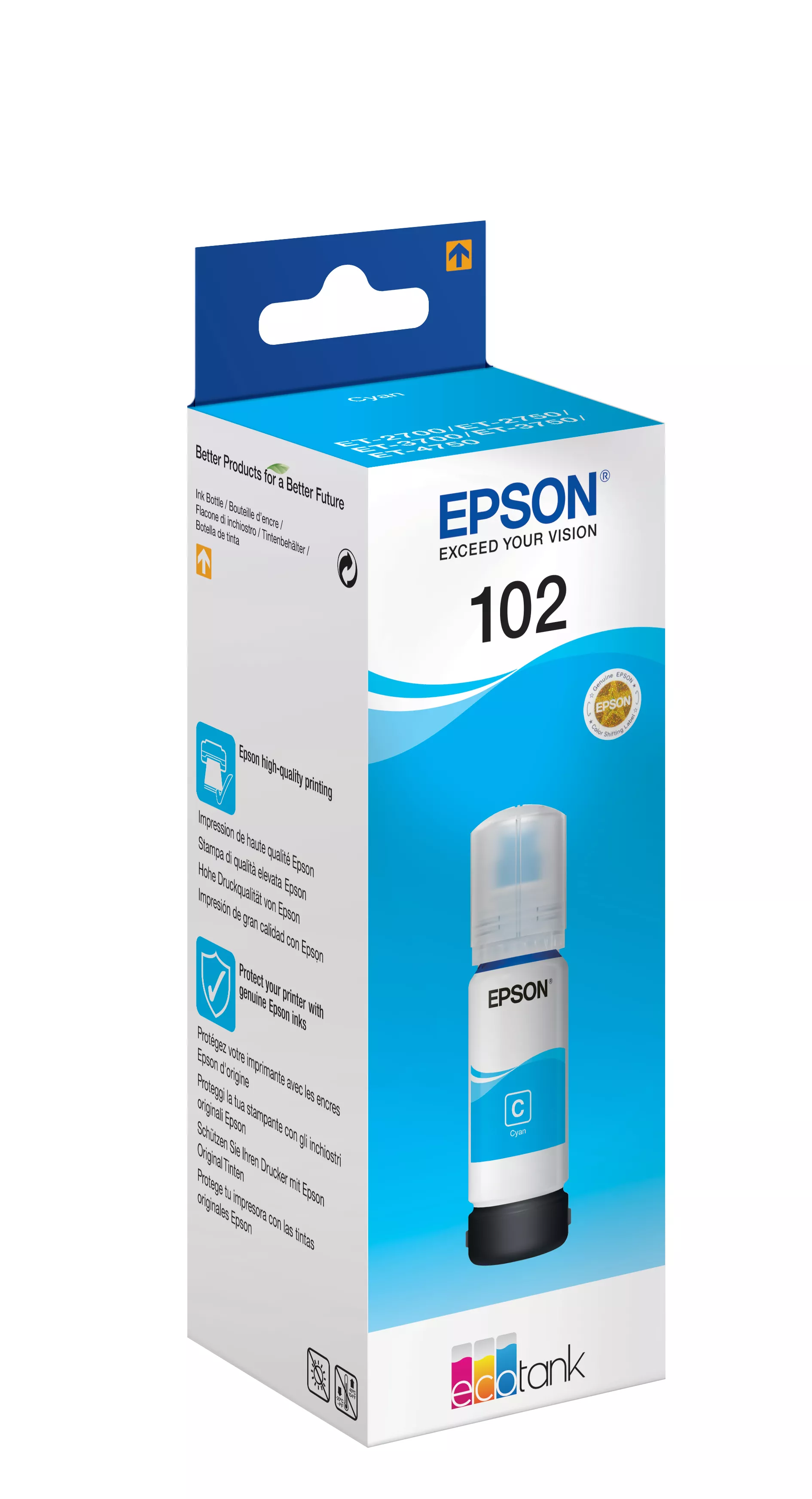 Vente EPSON 102 EcoTank Cyan ink bottle Epson au meilleur prix - visuel 2