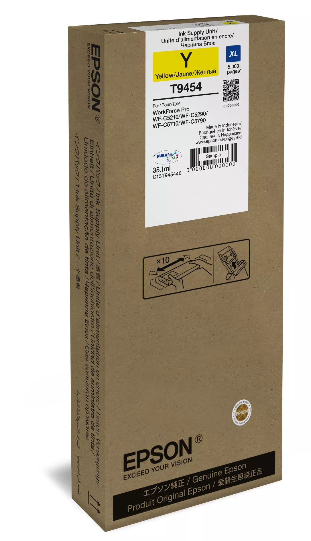 Vente EPSON WF-C5xxx Series Ink Cartridge XL Yellow 5000s Epson au meilleur prix - visuel 2