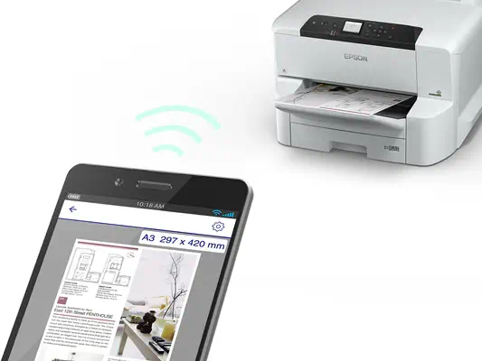 Epson WorkForce Pro WF-C8190D3TWC - Imprimante Jet d'encre et photo - visuel 4