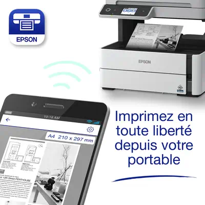 Epson EcoTank ET-M3180 Jet d'encre A4 1200 x 2400 DPI 39 ppm Wifi - Multifonctions Jet d'encre - visuel 6