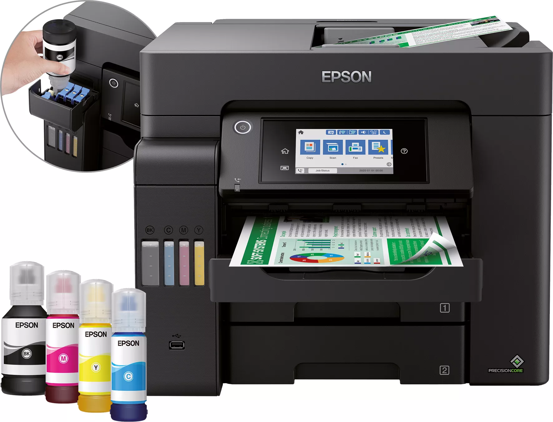 Achat Autre Imprimante EPSON EcoTank ET-5800 MFP colour ink-jet A4 210x297mm sur hello RSE