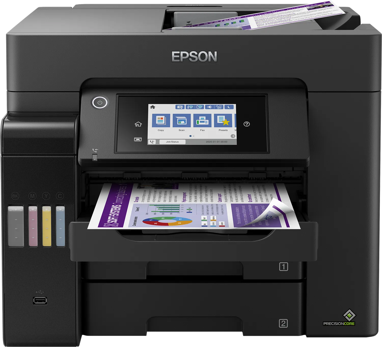 Achat EPSON EcoTank ET-5850 MFP colour ink-jet A4 210x297mm sur hello RSE - visuel 7
