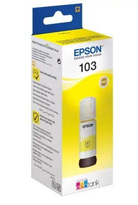 Epson 103 EcoTank Yellow ink bottle (WE) Epson - visuel 1 - hello RSE - Réduisez le coût de l'encre