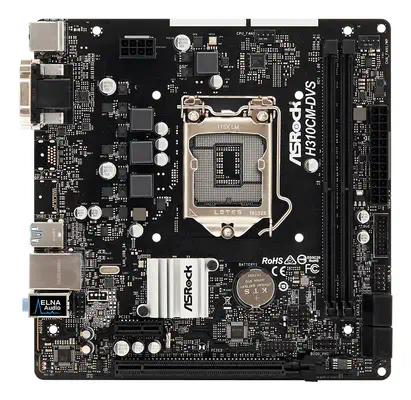 Asrock H310CM-DVS Intel® H310 LGA 1151 (Emplacement H4) micro ATX - Carte mère - visuel 7