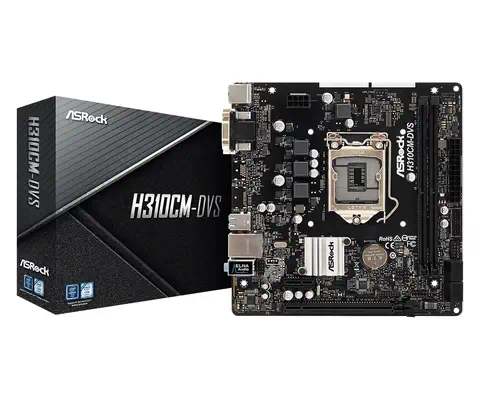 Asrock H310CM-DVS  - Carte mère - visuel 1