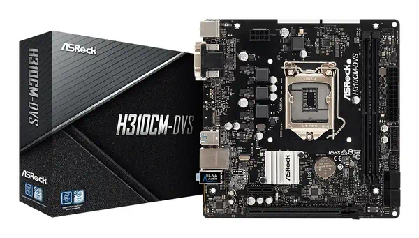 Asrock H310CM-DVS Intel® H310 LGA 1151 (Emplacement H4) micro ATX - Carte mère - visuel 6