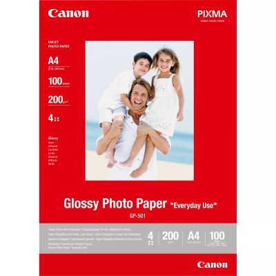 Achat CANON GP-501 brillant photo papier inkjet 210g/m2 A4 100 feuilles et autres produits de la marque Canon