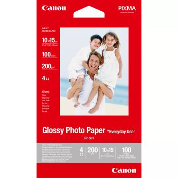 Achat Canon Papier photo brillant 4 × 6 po (10 × 15 cm) GP-501 - 100 feuilles au meilleur prix