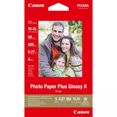 Achat Papier CANON PP-201 plus photo papier inkjet 260g/m2 4x6 inch 50