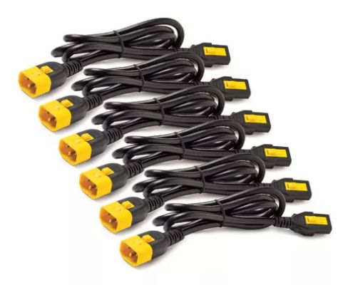 Revendeur officiel Câble divers APC Power Cord Kit 6 ea Locking C13 to C14 - 1.2M
