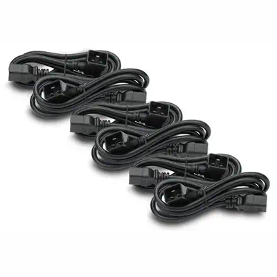 APC Power Cord Kit 6 ea - C19 to C20 90 degree - 1.8m - Câble divers - visuel 1
