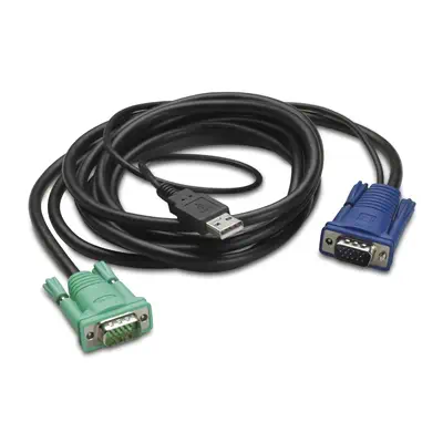 Moniteur LCD en rack intégré d'APC/Câble USB KVM (1,8 m) - Accessoire Onduleur - visuel 1