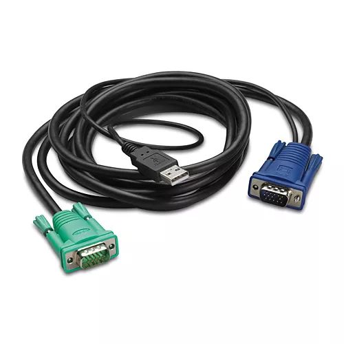 Achat APC Integrated Rack LCD/KVM USB Cable - 10ft 3m - 0731304278832