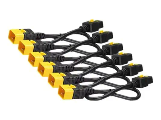 APC Power Cord Kit 6 ea Locking C19 to C20 1.8m - Câbles d'alimentation - visuel 1