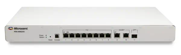 Microsemi PDS-408G Géré L2 Gigabit Ethernet (10/100/1000) Connexion Ethernet, supportant l'alimentat - Switchs et Hubs - visuel 1