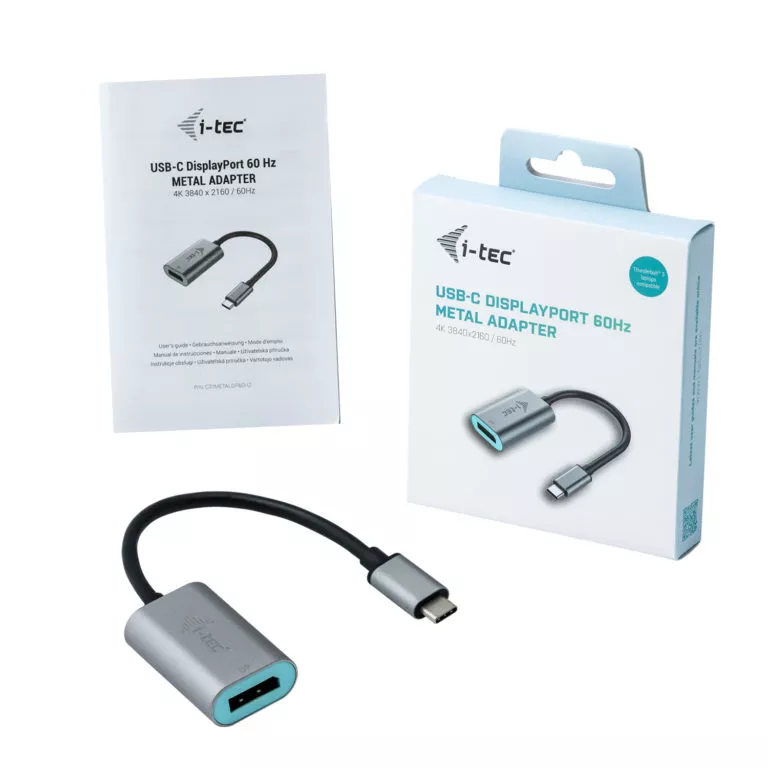 Vente I-TEC USB C to Display Port Metal Adapter i-tec au meilleur prix - visuel 4
