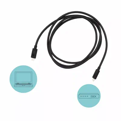 Achat I-TEC Thunderbolt 3 Class Cable 40Gbit/s 100W Power sur hello RSE - visuel 3