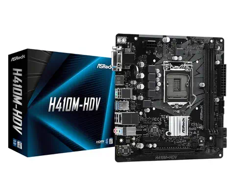 Asrock H410M-HDV  - Carte mère - visuel 1