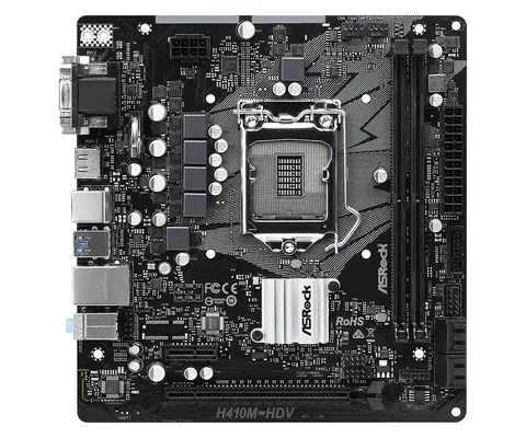 Asrock H410M-HDV  - Carte mère - visuel 2