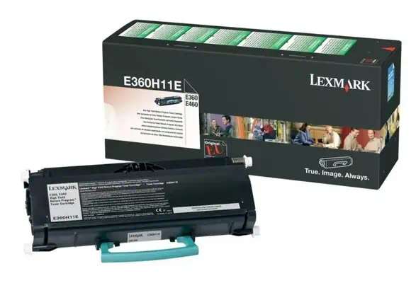 LEXMARK E360, E460 cartouche de toner noir haute Lexmark - visuel 1 - hello RSE - Longue Durée
