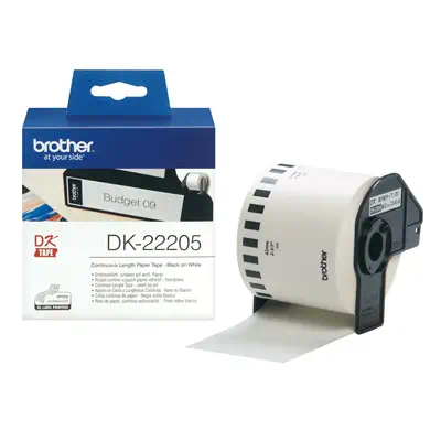 Brother DK-22205 ruban d'étiquette Noir sur blanc - Autres consommables - visuel 3