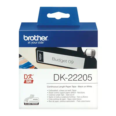 Brother DK-22205 ruban d'étiquette Noir sur blanc - Autres consommables - visuel 2