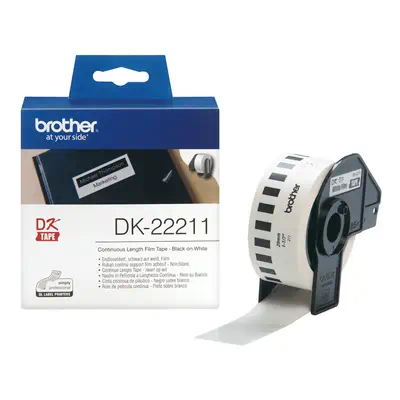 DK-22211 - Rouleau d'étiquettes Brother original – Blanc, 29 mm x 15,24 m - Autres consommables - visuel 1