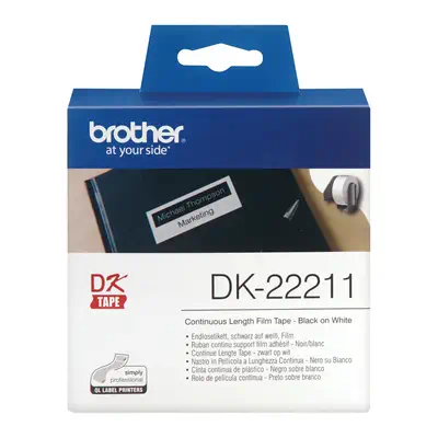 DK-22211 - Rouleau d'étiquettes Brother original – Blanc, 29 mm x 15,24 m - Autres consommables - visuel 3