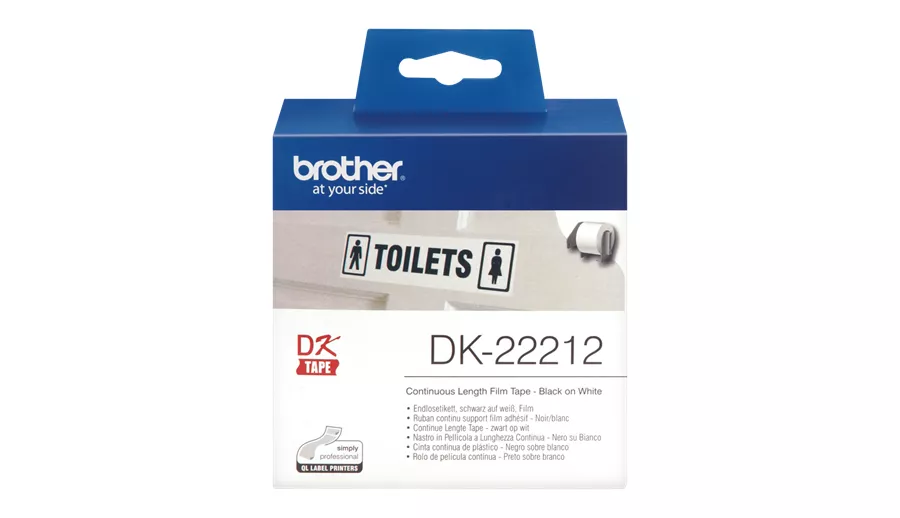 Achat BROTHER P-TOUCH DK-22212 blanc continue length film sur hello RSE