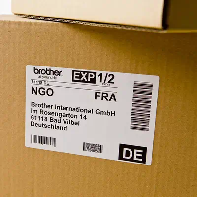 Brother DK-11202 ruban d'étiquette Noir sur blanc - Autres consommables - visuel 2