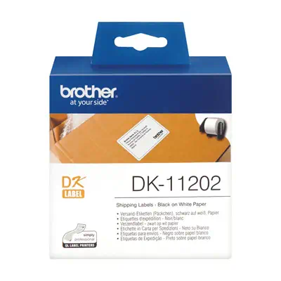 Brother DK-11202 ruban d'étiquette Noir sur blanc - Autres consommables - visuel 3