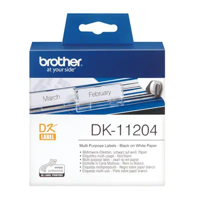 BROTHER P-TOUCH DK-11204 die-cut multi purpose label - Brother - Autres consommables - visuel 3