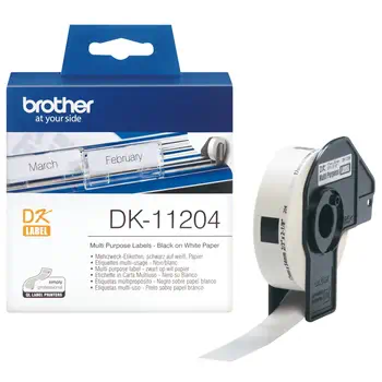 BROTHER P-TOUCH DK-11204 die-cut multi purpose label achat