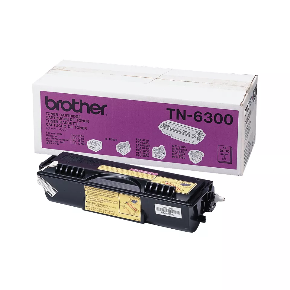 Revendeur officiel Toner BROTHER TN-6300 cartouche de toner Noir capacité standard